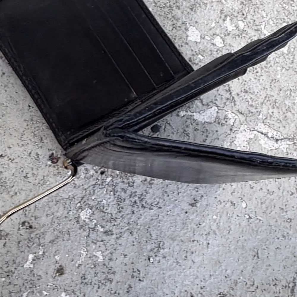 Vintage Gucci folding money clip wallet